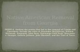 Native American Removal from Georgia
