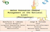 Water Resources Demand Management at the National Level  [Philippines]