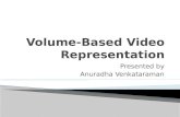 Volume-Based Video Representation