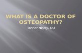 What is a doctor of osteopathy?