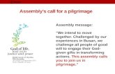 Assembly’s call for a pilgrimage