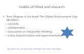 Habits of Mind and research