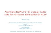 Assimilate NOAA P3  T ail  D oppler  R adar Data for Hurricane Initialization at NCEP