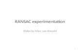 RANSAC experimentation