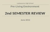 Pre-Living Environment 2nd SEMESTER REVIEW