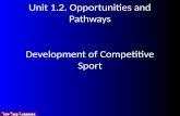 Unit 1.2. Opportunities and Pathways