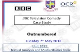 BBC  Television Comedy  Case Study