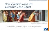 Spin  dynamics  and  the  Quantum Zeno  Effect