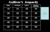 Gulliver’s  Jeopardy