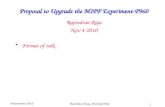 Proposal to Upgrade the MIPP Experiment-P960