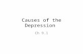Causes of the  Depression