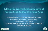 A  Healthy Watersheds Assessment  for the Mobile Bay  Drainage Area