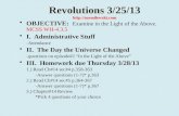 Revolutions 3/25/13