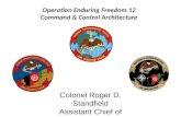 Operation Enduring Freedom 12 Command & Control Architecture