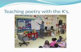 Teaching poetry with the K’s.