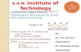 B.N.M . Institute of Technology Banashankari  II Stage, Bangalore – 560 070