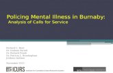 Policing Mental Illness in Burnaby:   Analysis of Calls for Service