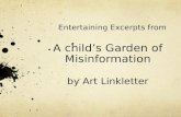 Entertaining Excerpts from A child’s Garden of Misinformation by Art  Linkletter