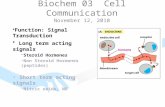 Biochem 03  Cell Communication November  12, 2010