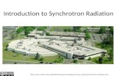 Introduction to  Synchrotron  Radiation