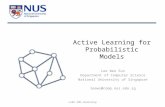 Active Learning for Probabilistic Models
