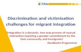Discrimination and victimisation challenges for migrant integration