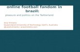 online football fandom in  brazil :