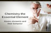 Chemistry the Essential Element