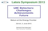 LHC Detectors: Challenges Achievements Future