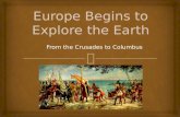 Europe Begins to Explore the Earth