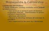 Propaganda & Censorship