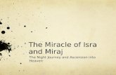 The Miracle of  Isra  and  Miraj
