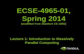 ECSE-4965-01, Spring 2014 (modified from Stanford CS 193G)