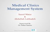 Medical Clinics Management  System