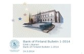 Bank of Finland Bulletin 1-2014