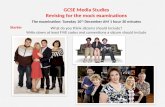GCSE Media Studies Revising for the mock examinations