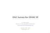 OGC Survey for DMAC ST