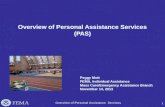 Overview of Personal Assistance Services (PAS)