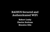 RADIUS Secured and Authenticated  WiFi