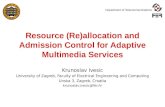 Resource (Re)allocation and Admission Control for Adaptive Multimedia Services