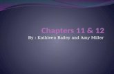 Chapters 11 & 12