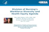 Division of Nursing’s Workforce Diversity and Health Equity Agenda