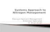 Systems  Approach  to Nitrogen Management