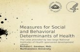 M easures  for  Social  and  Behavioral  D eterminants  of  Health