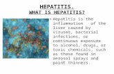 HEPATITIS. WHAT IS HEPATITIS?