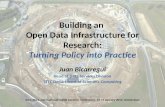 Building an  Open Data Infrastructure for Research: Turning Policy into Practice
