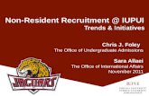 Non-Resident Recruitment @ IUPUI Trends & Initiatives