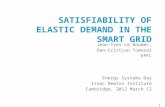Satisfiability  of Elastic Demand in the smart grid