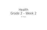 Health Grade 2 – Week  2