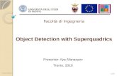 Object Detection with Superquadrics
